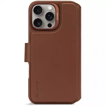 Wallet Case Decoded iPhone 16 Pro Max Καφέ 3 θήκες καρτών