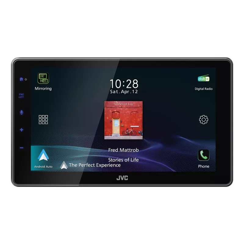 JVC KW-Z900DBW 9-ιντσών-1-DIN-Αυτοραδιόφωνο, DAB, Bluetooth, WiFi, CarPlay/Android Auto