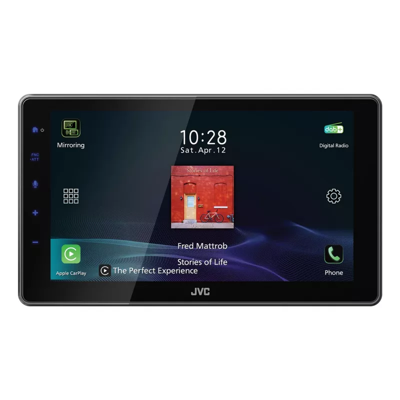 JVC KW-Z900DBW 9-ιντσών-1-DIN-Αυτοραδιόφωνο, DAB, Bluetooth, WiFi, CarPlay/Android Auto