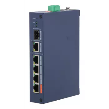 Managed Hardened Switch DAHUA CHS4106-4ET-60 — 6 θύρες, 4x PoE 10/100, L2, 4,8 Gbit/s, 8000 MAC