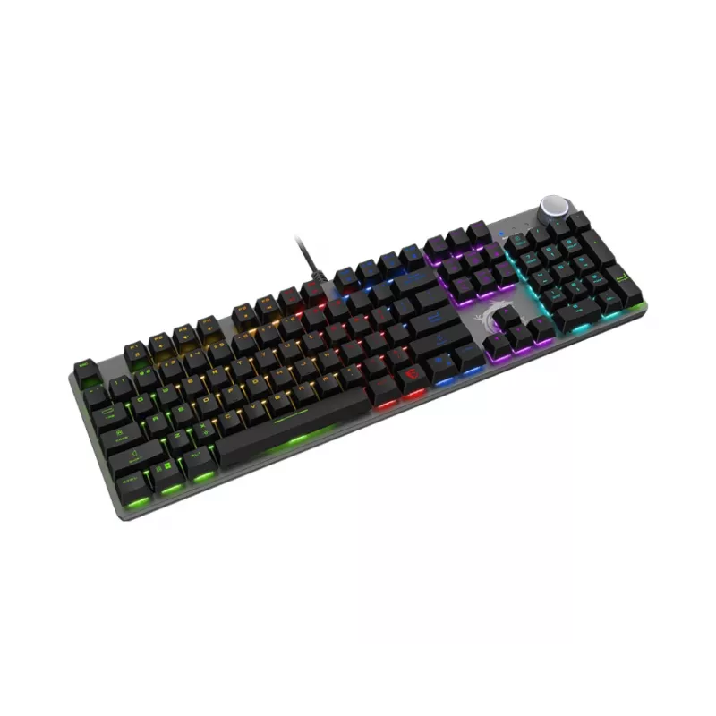 MSI FORGE GK320 RED Πληκτρολόγιο Gaming USB QWERTY US International Μαύρο