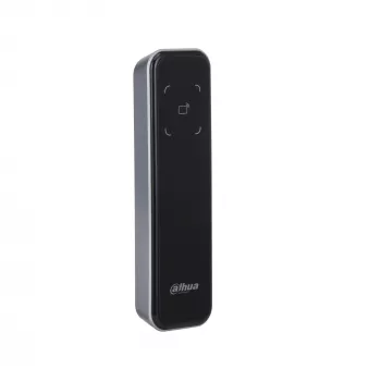 Αναγνώστης ελέγχου πρόσβασης DAHUA DHI-ASR2200A-D — βασικός αναγνώστης, 12 V DC, 1,7 W, 135×40×15 mm, μαύρο