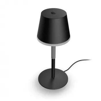 Έξυπνο επιτραπέζιο φωτιστικό Philips Hue Go φορητό φωτιστικό Bluetooth Zigbee μαύρο