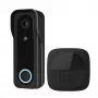 Βιντεοθυροτηλέφωνο TRUST DOORCAM-3000 μαύρο, 3 MP, Wi‑Fi 2,4 GHz, MicroSD έως 256 GB, μπαταρία/USB (8–24 V)