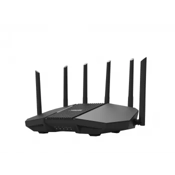 Επιτραπέζιο router ASUS RT-BE90U BE9400 AiMesh — Tri-Band Wi‑Fi 7 (2,4/5/6 GHz), 9400 Mbit/s, 2,5 Gigabit Ethernet, 4× RJ‑45 LAN, USB, μαύρο