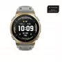 Smartwatch Amazfit T-rex 3 Pro 44 mm, 1,32 ίντσες AMOLED 466×466, 16 GB, 64 MB RAM, GPS, Wi‑Fi, αδιάβροχο έως 45 m, χρυσό κουτί, γκρι σιλικονούχο λουράκι