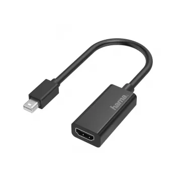 Hama προσαρμογέας βίντεο, βύσμα Mini DisplayPort - υποδοχή HDMI, Ultra-HD 4K