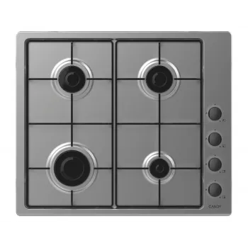 Candy Smart CHW6LBX/4U ανοξείδωτο χάλυβα εντοιχιζόμενη 60 cm αέριο 4 ζώνες