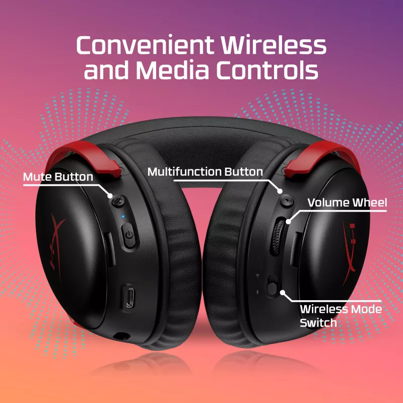 HyperX Cloud III S Wireless - Gaming Headset (μαύρο)