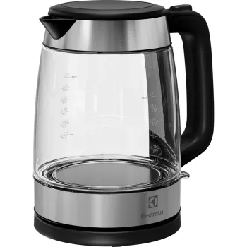 Electrolux E4GK1-4GB Βραστήρας 1,7 L 2200 W μαύρο, ανοξείδωτο ατσάλι, διαφανές