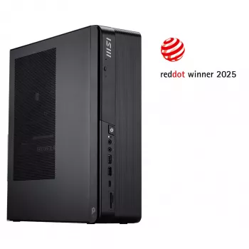 Desktop PC MSI PRO DP80 AI A2G-083XEU — Core Ultra 5 225, 16 GB RAM, 512 GB SSD, Intel UHD, AX211 Wi‑Fi 6E, χωρίς λειτουργικό σύστημα, μαύρο