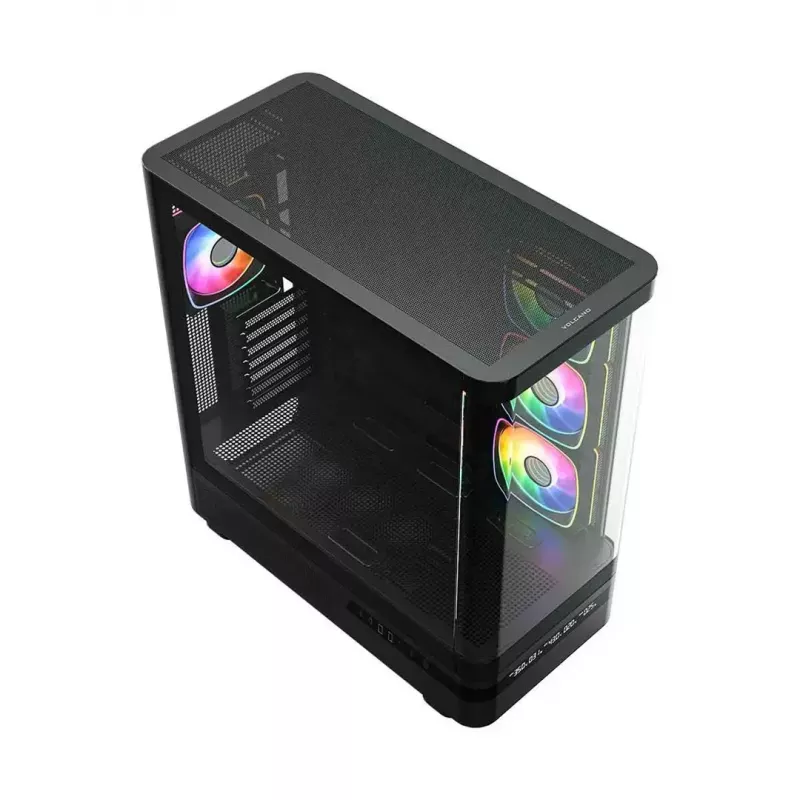 Κουτί υπολογιστή MODECOM VOLCANO AQ200 ARGB MIDI μαύρο