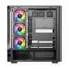 Κουτί υπολογιστή MODECOM VOLCANO AQ200 ARGB MIDI μαύρο