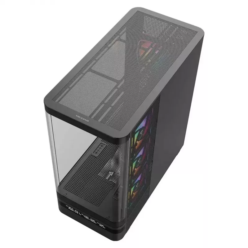 Κουτί υπολογιστή MODECOM VOLCANO AQ200 ARGB MIDI μαύρο