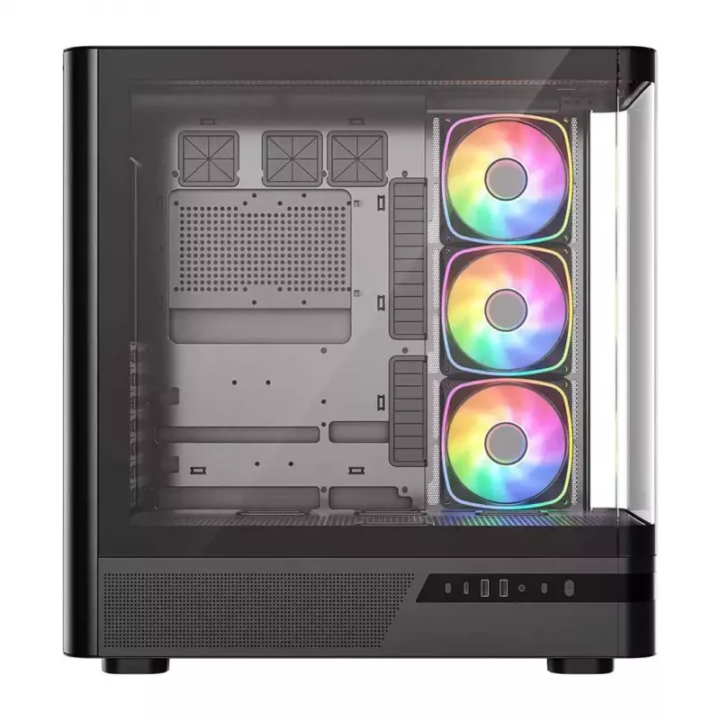 Κουτί υπολογιστή MODECOM VOLCANO AQ200 ARGB MIDI μαύρο
