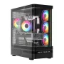 Κουτί υπολογιστή MODECOM VOLCANO AQ200 ARGB MIDI μαύρο
