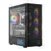 Κουτί PC MODECOM VOLCANO AQ400 ARGB MIDI Μαύρο — MODECOM MC-A-AQ400-4FA-B