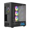 Κουτί PC MODECOM VOLCANO AQ400 ARGB MIDI Μαύρο — MODECOM MC-A-AQ400-4FA-B