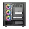 Κουτί PC MODECOM VOLCANO AQ400 ARGB MIDI Μαύρο — MODECOM MC-A-AQ400-4FA-B
