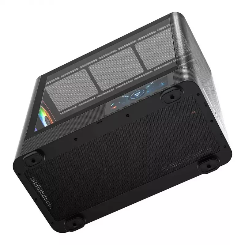 Κουτί PC MODECOM VOLCANO AQ400 ARGB MIDI Μαύρο — MODECOM MC-A-AQ400-4FA-B