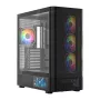 Κουτί PC MODECOM VOLCANO AQ400 ARGB MIDI Μαύρο — MODECOM MC-A-AQ400-4FA-B