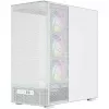 MODECOM VOLCANO AQ400 ARGB MIDI Tower Κουτί υπολογιστή, λευκό