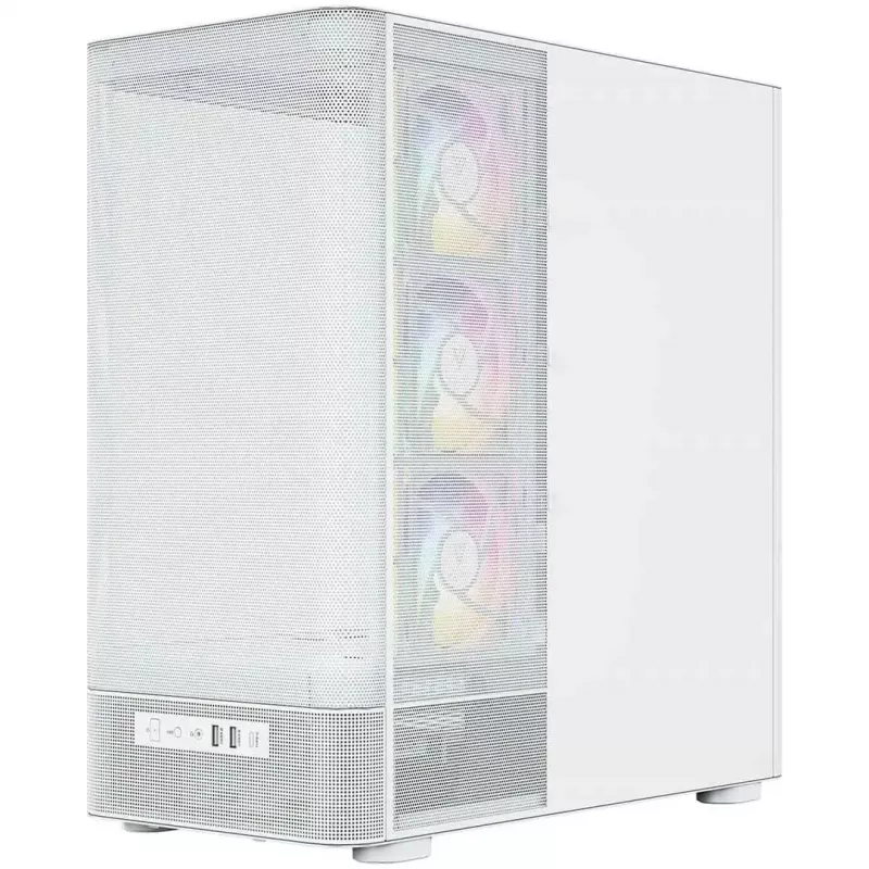 MODECOM VOLCANO AQ400 ARGB MIDI Tower Κουτί υπολογιστή, λευκό
