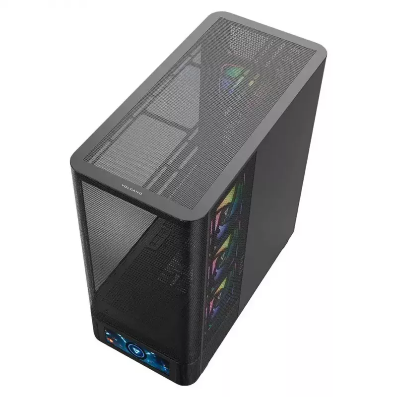 Κουτί υπολογιστή MODECOM VOLCANO AQ500 ARGB MIDI μαύρο
