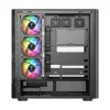 Κουτί υπολογιστή MODECOM VOLCANO AQ500 ARGB MIDI μαύρο