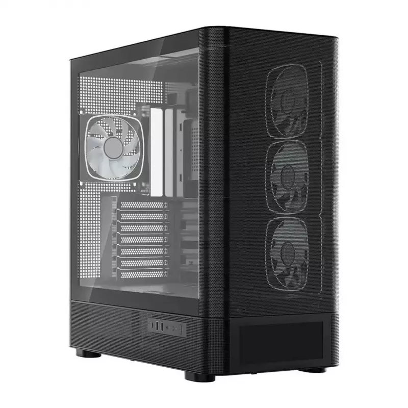 Κουτί υπολογιστή MODECOM VOLCANO AQ500 ARGB MIDI μαύρο