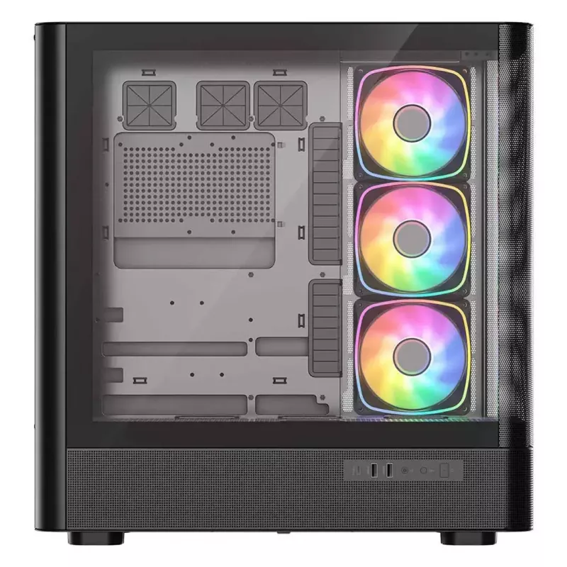 Κουτί υπολογιστή MODECOM VOLCANO AQ500 ARGB MIDI μαύρο