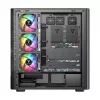 Κουτί υπολογιστή MODECOM VOLCANO AQ500 ARGB MIDI μαύρο