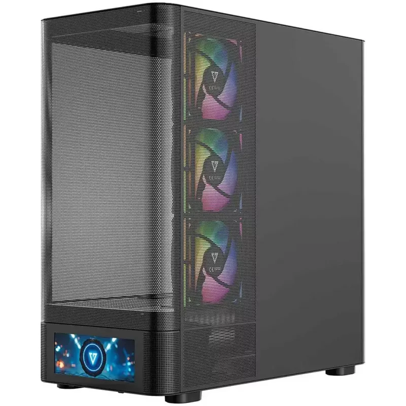 Κουτί υπολογιστή MODECOM VOLCANO AQ500 ARGB MIDI μαύρο