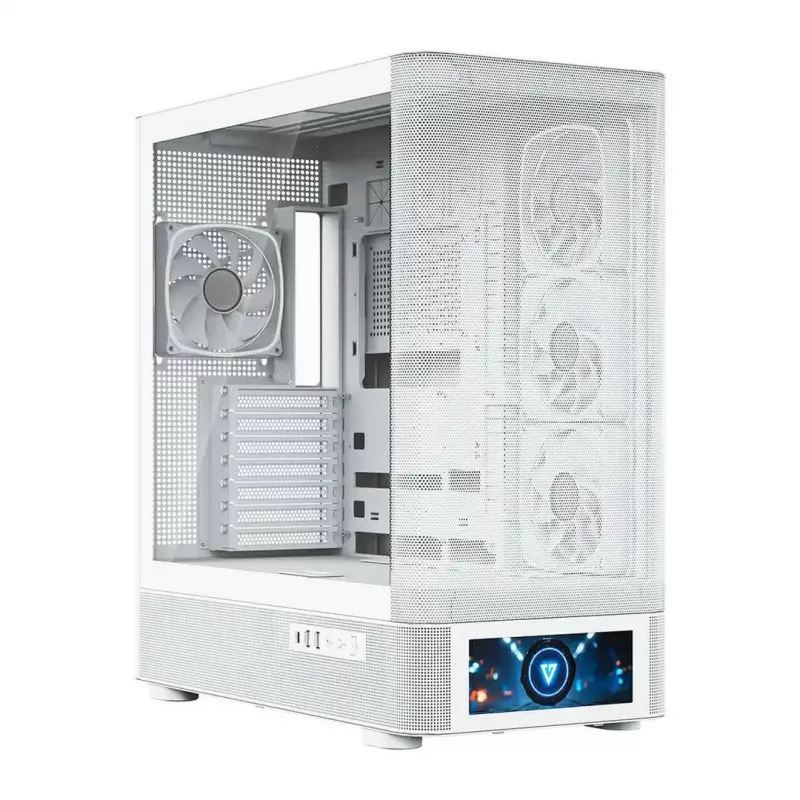 Κουτί υπολογιστή MODECOM VOLCANO AQ500 ARGB MIDI λευκό