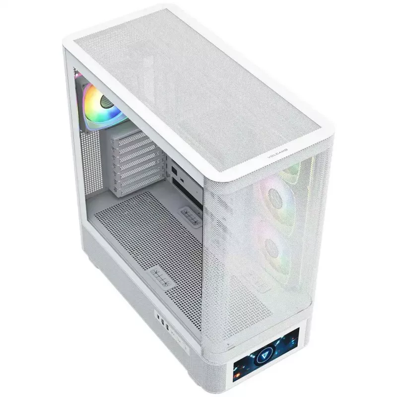Κουτί υπολογιστή MODECOM VOLCANO AQ500 ARGB MIDI λευκό