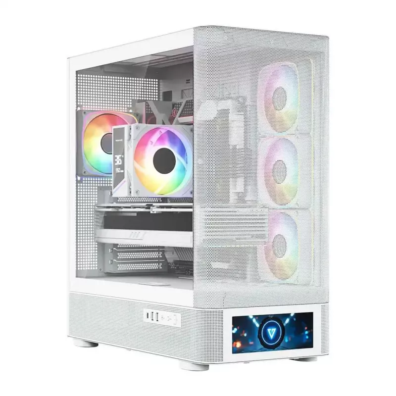 Κουτί υπολογιστή MODECOM VOLCANO AQ500 ARGB MIDI λευκό