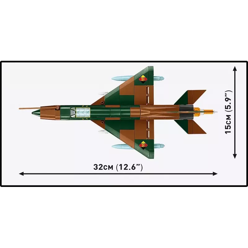 Κιτ μοντελισμού Cobi MiG-21 396 τεμ. — σετ κατασκευής Cobi Blocks