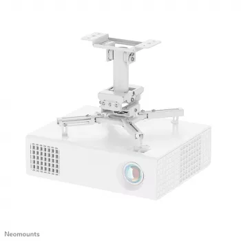 Βάση οροφής για προβολέα Neomounts CL25-530WH1 — πλήρως κινητή, μέγιστο φορτίο 45 kg, ύψος 25,5 cm, λευκή