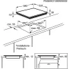 Electrolux EHF6547FXK Εστία μαύρη εντοιχιζόμενη 4 ζώνες
