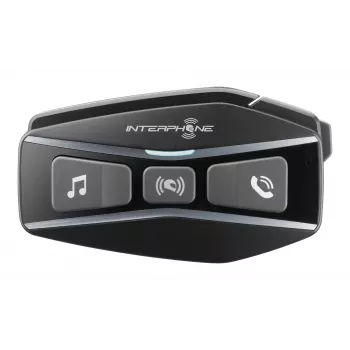 Interphone U-COM 16, 1600 m, A2DP, AVRCP, Μαύρο, Αδιάβροχο, IP67, 8 h