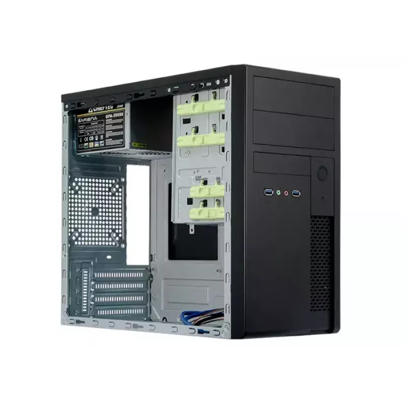 Chieftec XT-01B-350GPB κουτί υπολογιστή Mini Tower μαύρο 350 W