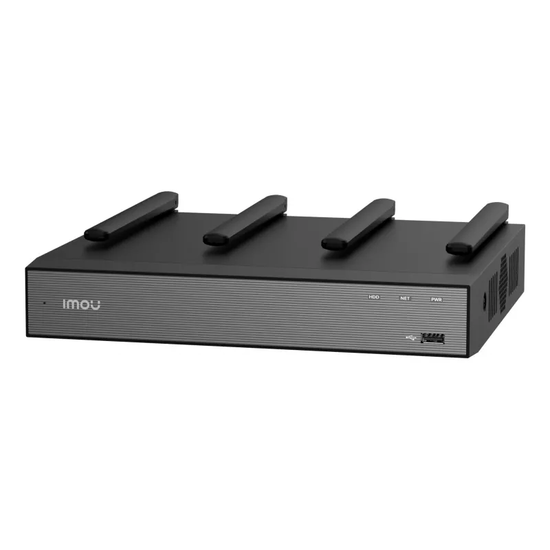 Network Video Recorder IMOU N110W - 10-channel Wi-Fi 6 NVR, 2592x1944 max, dual-band Wi-Fi, SATA HDD support up to 16 TB, 10/100 Ethernet, black