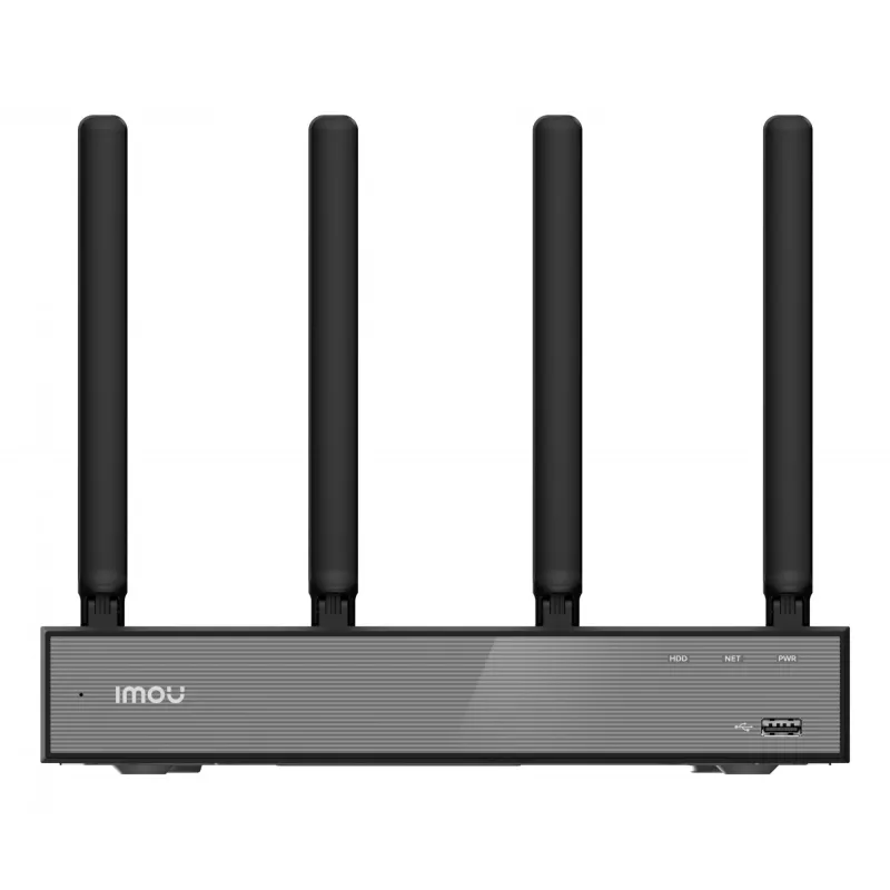 Network Video Recorder IMOU N110W - 10-channel Wi-Fi 6 NVR, 2592x1944 max, dual-band Wi-Fi, SATA HDD support up to 16 TB, 10/100 Ethernet, black