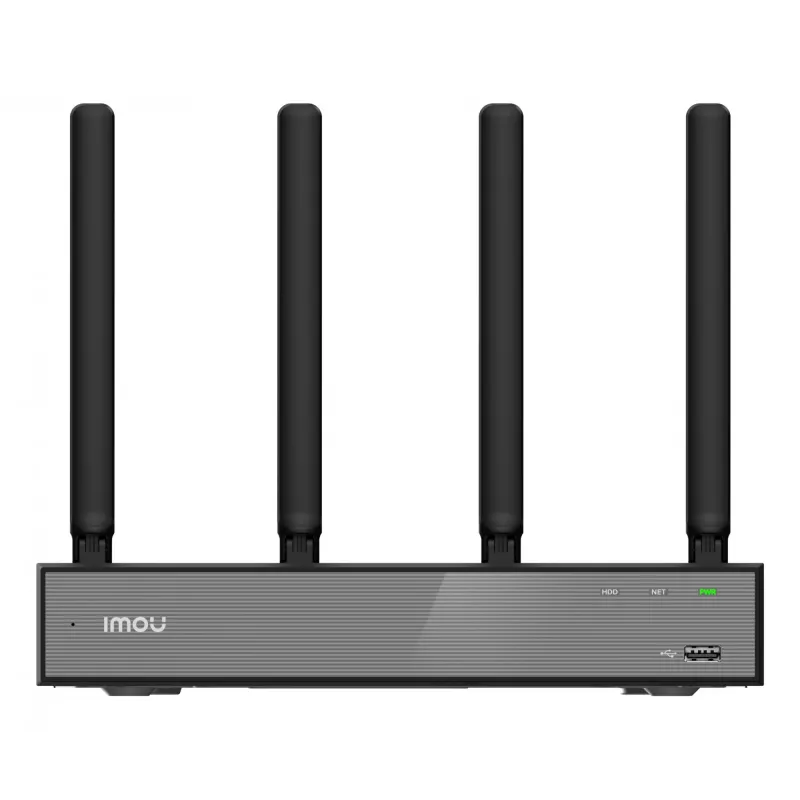 Network Video Recorder IMOU N110W - 10-channel Wi-Fi 6 NVR, 2592x1944 max, dual-band Wi-Fi, SATA HDD support up to 16 TB, 10/100 Ethernet, black
