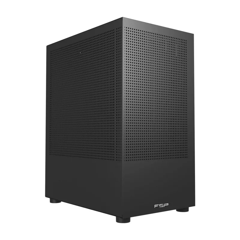 FSP S110-B Κουτί Mini-Tower mITX, mATX Μαύρο, Small Form Factor (SFF), PC, Μαύρο, micro ATX, Mini-ITX, Mesh, Μέταλλο, 16 cm