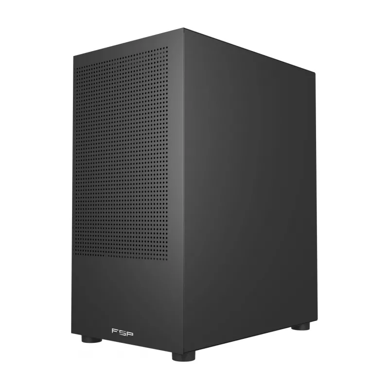 FSP S110-B Κουτί Mini-Tower mITX, mATX Μαύρο, Small Form Factor (SFF), PC, Μαύρο, micro ATX, Mini-ITX, Mesh, Μέταλλο, 16 cm