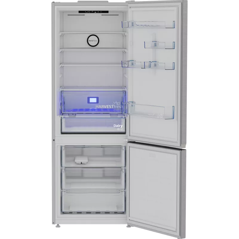 Beko B3RCNE564HXB Ψυγείο-καταψύκτης Ελεύθερο 490 L Ασημί