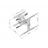 Βάση οθόνης Full Motion Dual Multibrackets M VESA Flexarm L