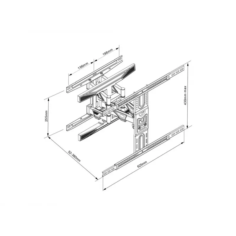 Βάση οθόνης Full Motion Dual Multibrackets M VESA Flexarm L