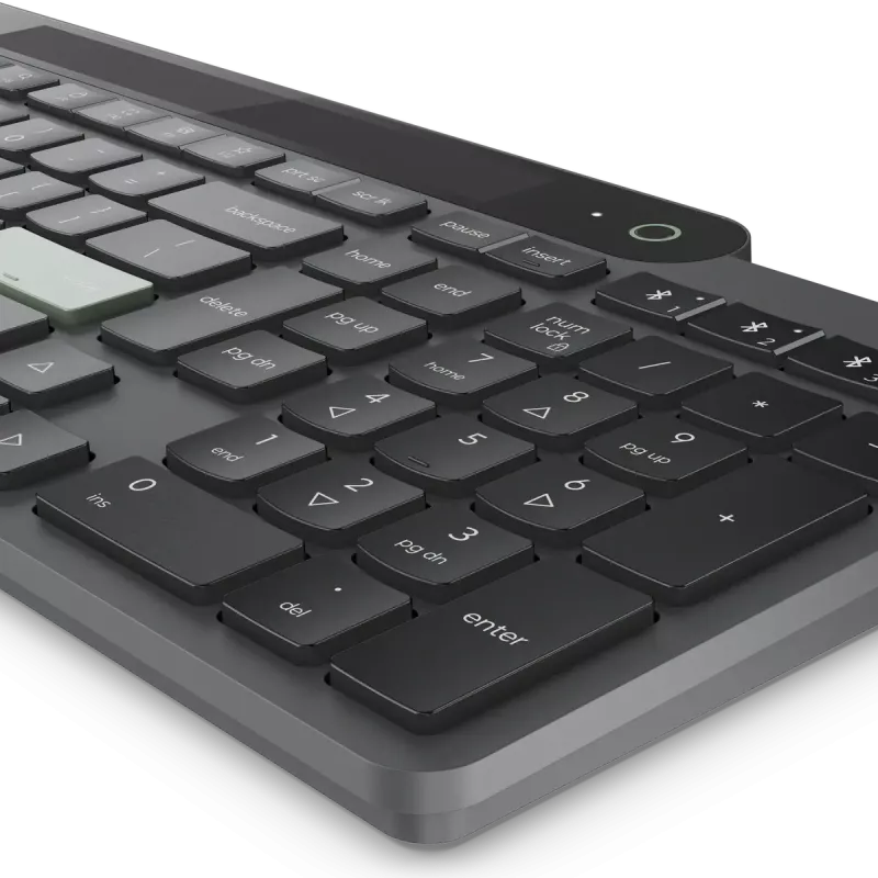Lenovo | Self-Charging | Πληκτρολόγιο | Bluetooth | Εσθονικό | Μαύρο